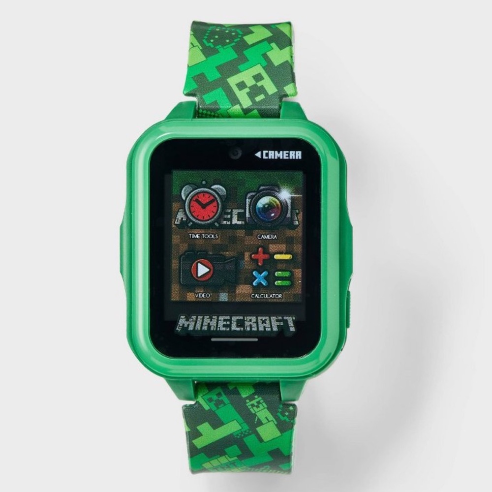 Boys' Minecraft Light Up Interactive Smart Watch
- Green